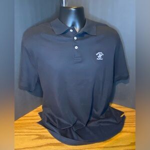 Beverly Hills Polo Club Cotton Black Polo Size Large L